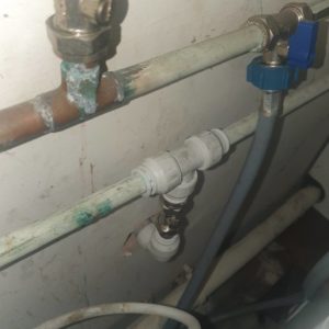 Plumber Bristol Totterdown done pipework plumbing wall
